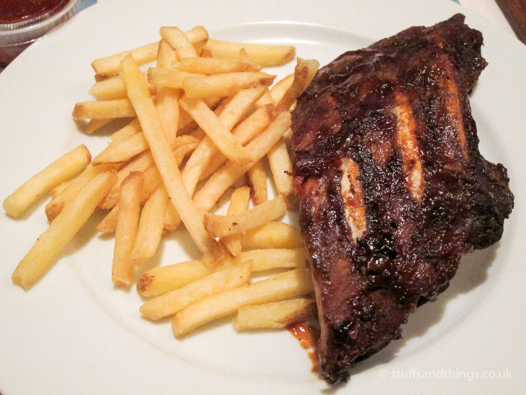 Chicago Rib Shack Baby Back Ribs and Fries delivered by UberEATS