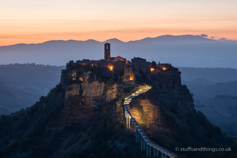 Civita di Bagnoregio at dawn