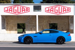 Jaguar XKR-S in Reims Pits