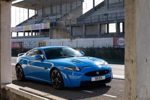 Jaguar XKR-S in Reims Pits