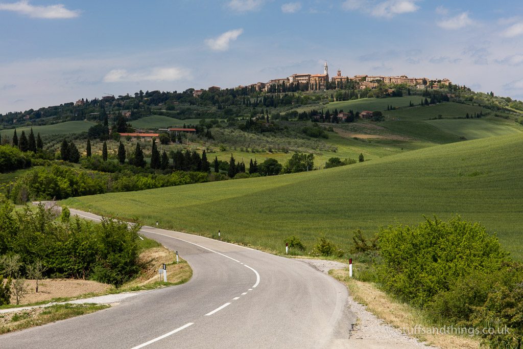 The Road to Pienza in Tuscany