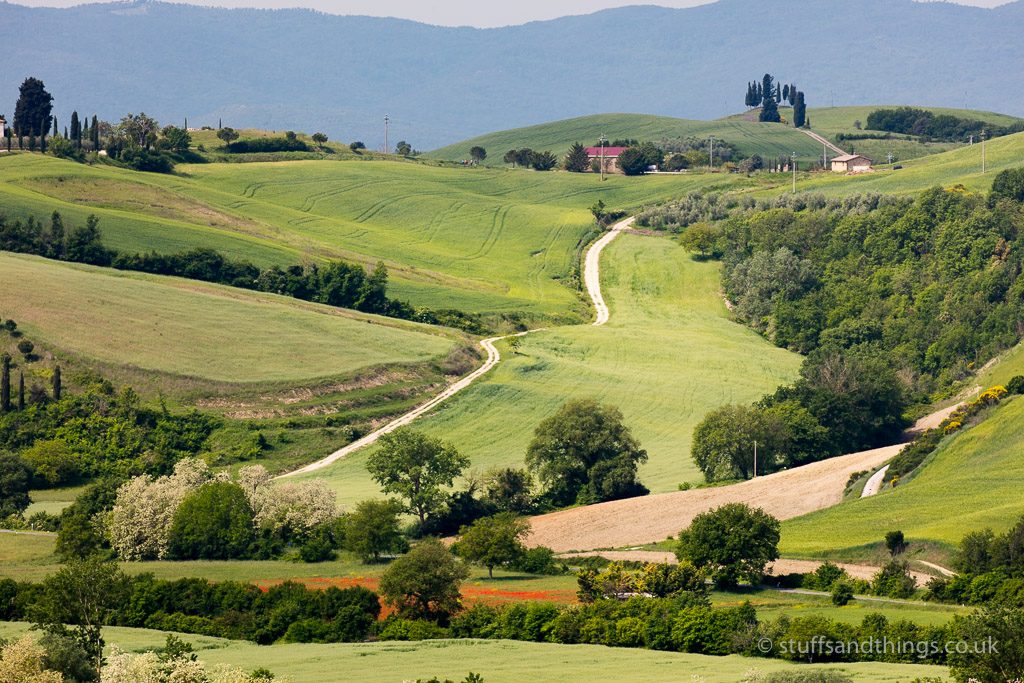 Tuscany landscape near Lucignano d'Asso